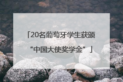 20名葡萄牙学生获颁“中国大使奖学金”
