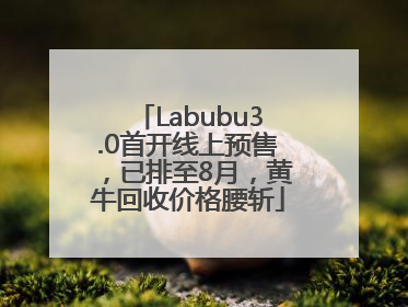 Labubu3.0首开线上预售，已排至8月，黄牛回收价格腰斩